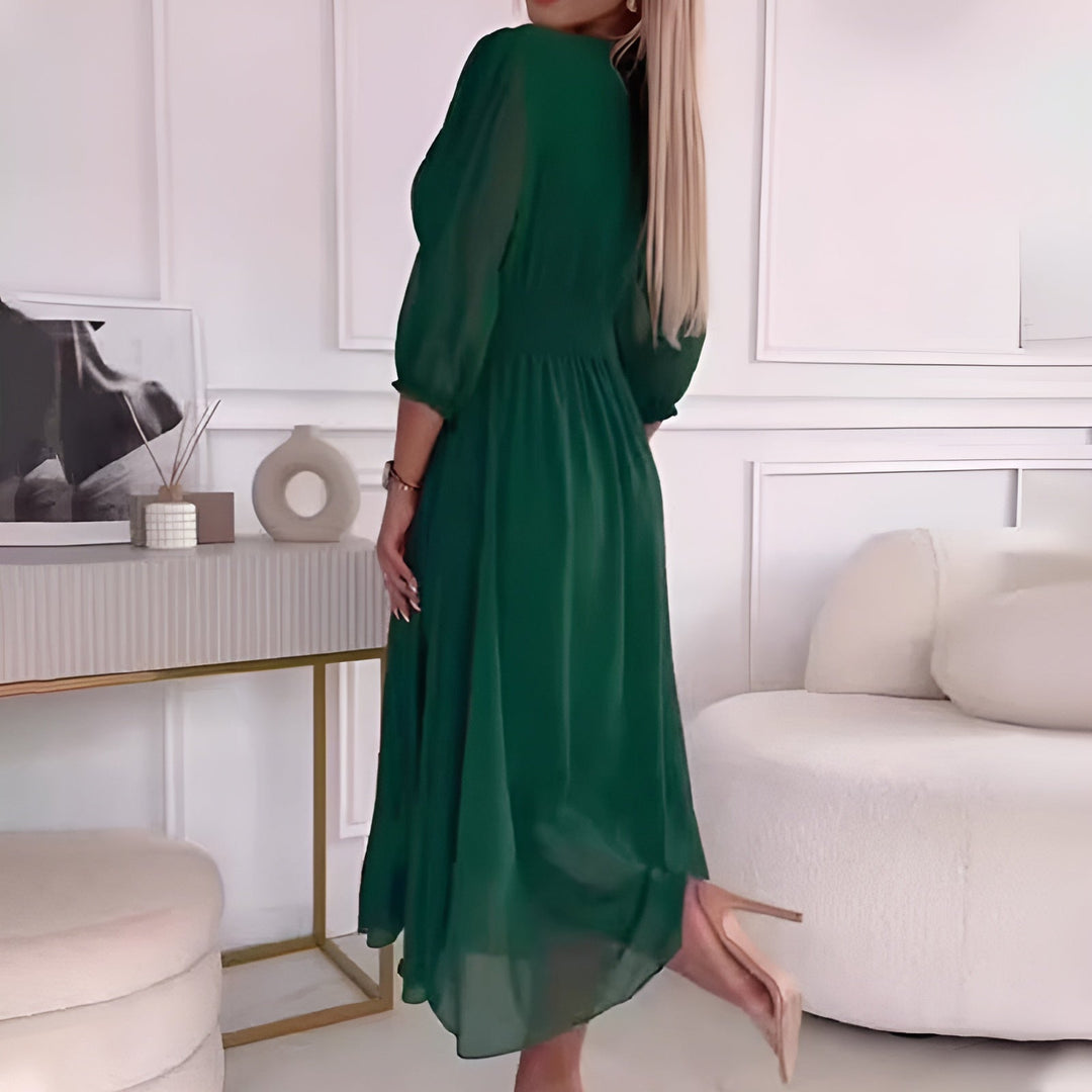 Riley | Light Silk Chiffon Dress