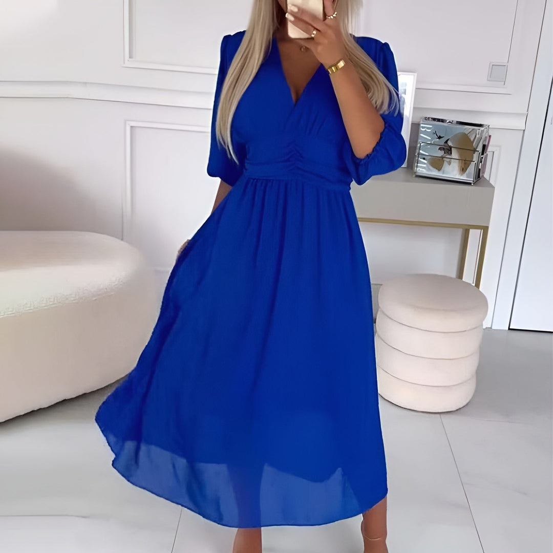 Riley | Light Silk Chiffon Dress