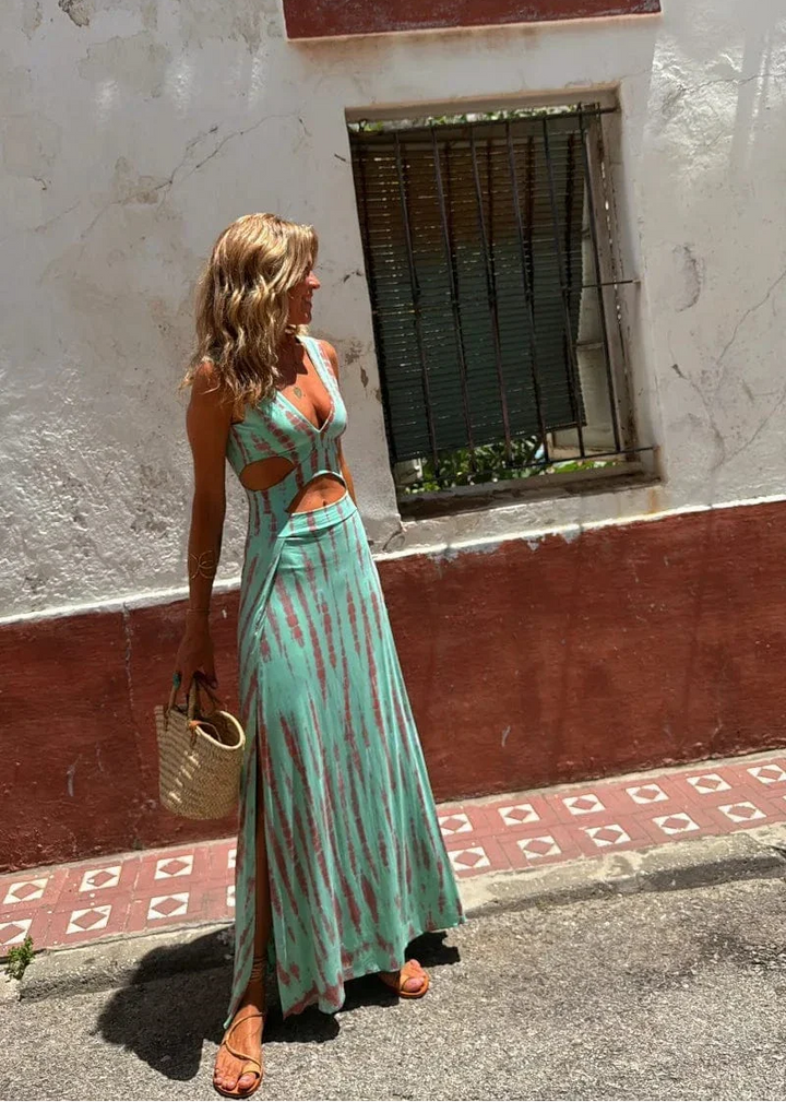 Delaney | Tie-dye Printed Dress