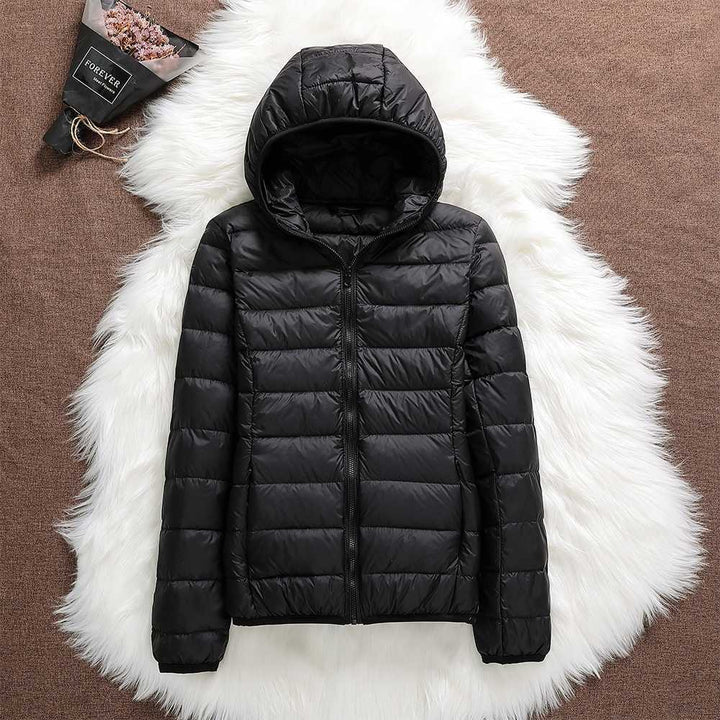 Kaia | Lightweight Hooded Puffer Jacket