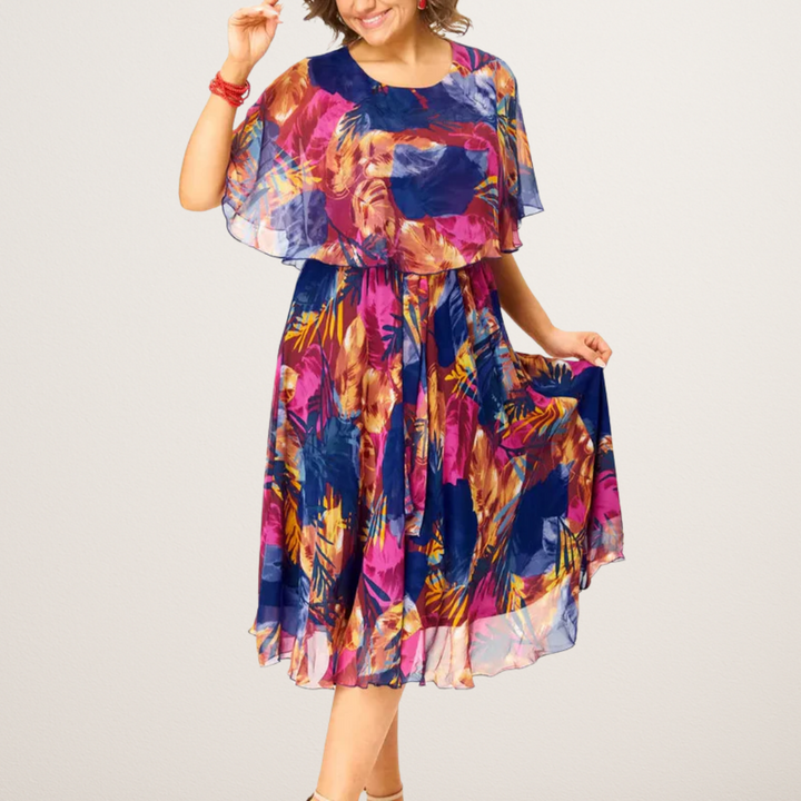 Destiny | Comfortable Plus Size Chiffon Dress