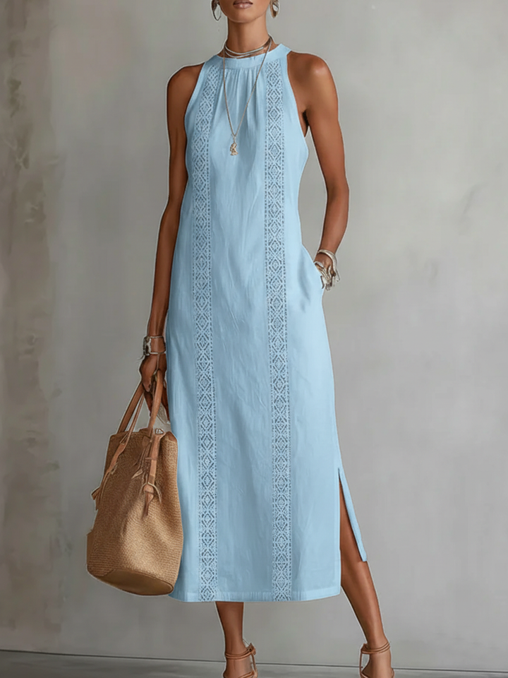 Bianca | Breathable Linen Midi Dress