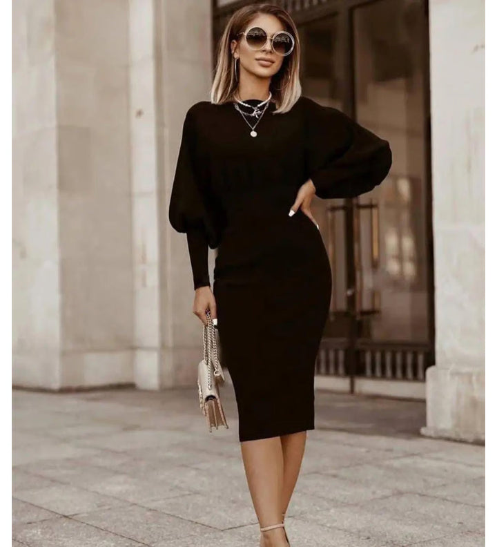 Beatrice | Elegant Puff Sleeve Dress