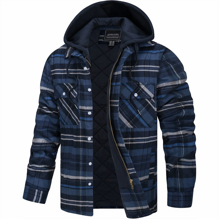 Axel | Checked Jacket with Zipper