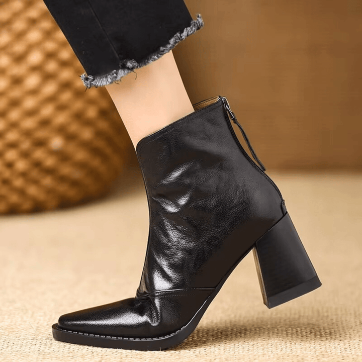 Mabel | Luxury Ankle Boots with Medium Heel